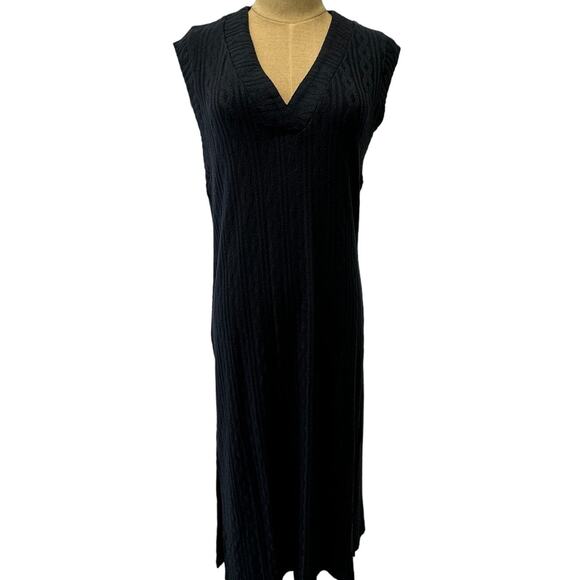 La Vie en Rose Black sweater dress, Size S, Grunge, Goth, BodyCon Fit,Sleeveless - Picture 1 of 5